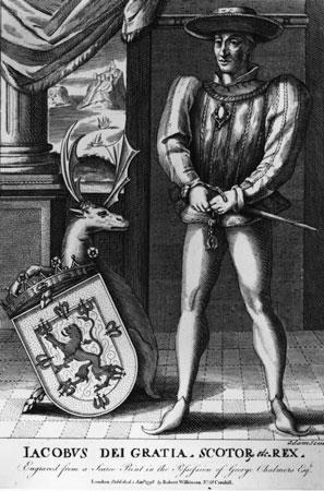 King James II, seen here about to cut a fool for fronting.