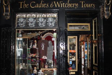 The Cadies & Witchery Tours shop, 84 West Bow.